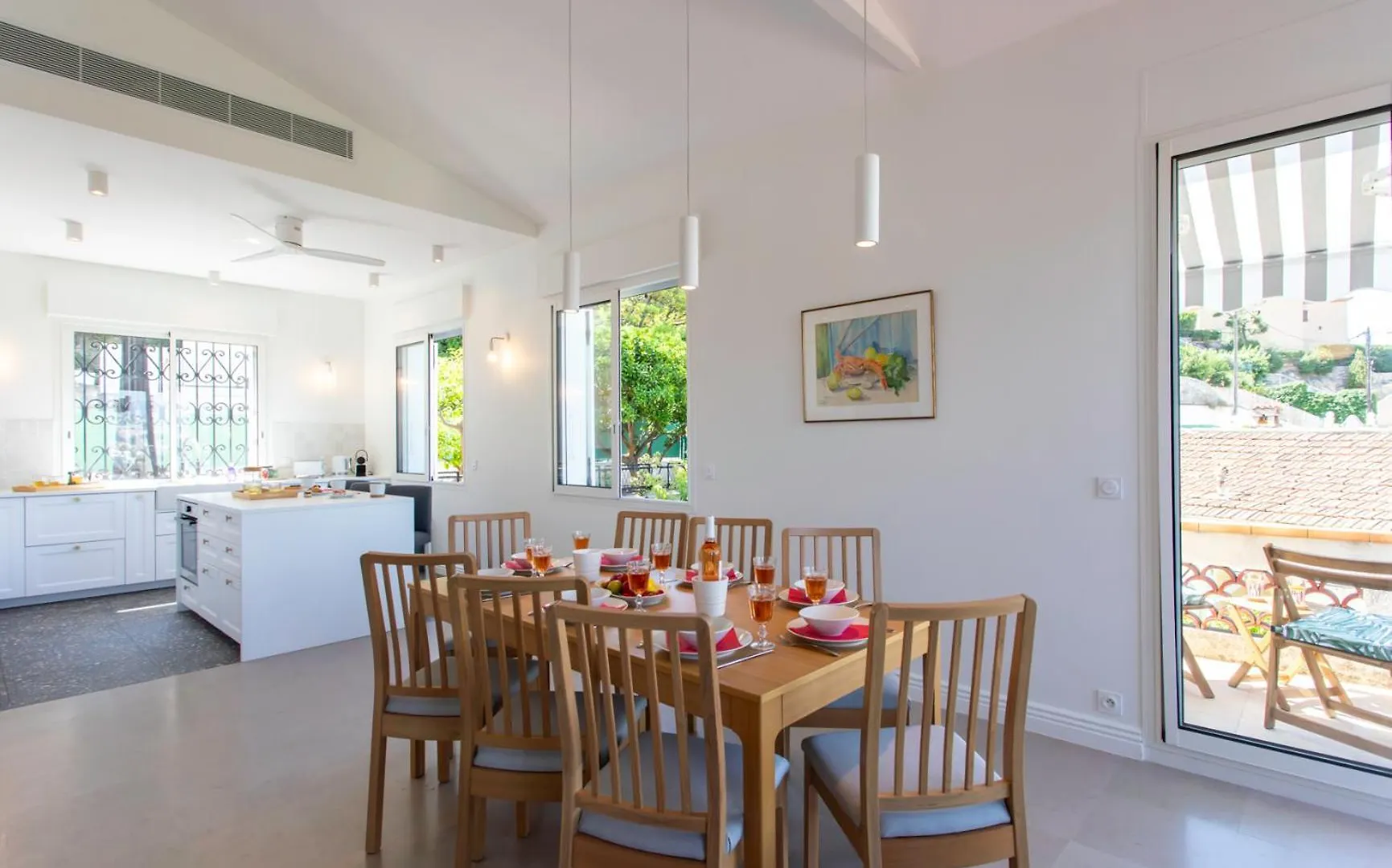 #54 Sea View Villa 4 Bdr Ac Parking 5Mins To Port Bbq Nice